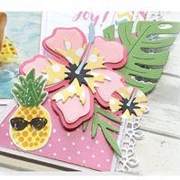 Kit de découpe et d'embossage manuel en acier au carbone pour scrapbooking DIY, motif floral, modèle exclusif transfrontalier