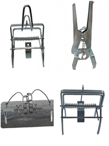 Ensemble solide de piège <span class=keywords><strong>à</strong></span> taupe multifonctionnel réutilisable <span class=keywords><strong>à</strong></span> éliminateur de contrôle de type griffe avec solide galvanisé sans poignée - Product Image 5
