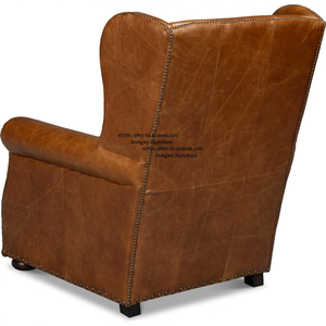 उत्तरी यूरोपीय और अमेरिकी शैली की शैली का तेल मोम कोघड़े एकल सीट सोफे कुर्सी कुर्सी कुर्सी फर्नीचर - Product Image 4