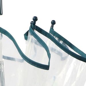 Parapluie droit transparent pour enfants motif dinosaure, 8 baleines, design classique avec poignée courbée, semi-automatique, 95 cm, cadeaux d'affaires - Product Image 2