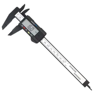 150mm Electronic Digital Caliper Carbon Fiber Plastic Vernier Caliper Gauge Micrometer Measuring Tool Digital Vernier Caliper