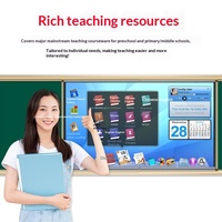 Salle de classe intelligente, appareil d'enseignement interactif tout-en-un tactile de 55 pouces, processeur I5, 4 Go de RAM, 128 Go de stockage, résolution 4K, Nano extractible