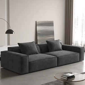 Nordic Modern Minimalism Living Room <strong>L</strong> <strong>Shaped</strong> Combination Modular Fabric Sectional <strong>Sofa</strong> - Product Image 3