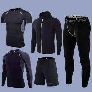 アウトドアウェアジムスポーツクイックドライヨガサマーフィットネスウェアスポーツウェアジョギングトラックスーツを実行しているカスタム男性 - Product Image 3