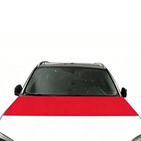 Funda Elástica para Capó de Coche con Bandera de Indonesia Personalizada, para Eventos Deportivos y Decoraciones del Día Nacional, Uso en Exteriores