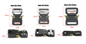 Turun 14mm ajustable DIY hebilla de tapa de Metal hebillas de correa para sombreros con cliente hebilla decorativa de Metal de 1/2 pulgadas - Product Image 2