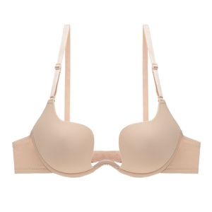 Sujetador de Encaje con Copa Profunda en Forma de U, Estilo Gótico Europeo Americano, con Espalda Descubierta, para Vestido de Novia, Lencería Sexy para <span class=keywords><strong>Mujer</strong></span>, de Nailon - Product Image 1