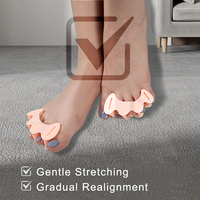 Séparateur d'orteils se chevauchant à cinq doigts direct d'usine Gel de silicone de taille universelle et correction d'orteil correctrice SEBS
