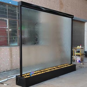 Fuente de agua en cascada de vidrio para jardín, decoración de agua para jardín y hogar, cortina de agua para interiores y exteriores. - Product Image 4