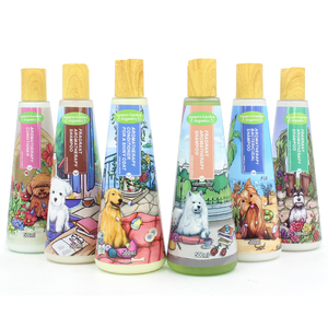 Champú profesional para perros Etiqueta privada Respetuoso con el medio ambiente Mascota <span class=keywords><strong>Natural</strong></span> Suave y desodorante Piel de perro Promueve el champú - Product Image 2