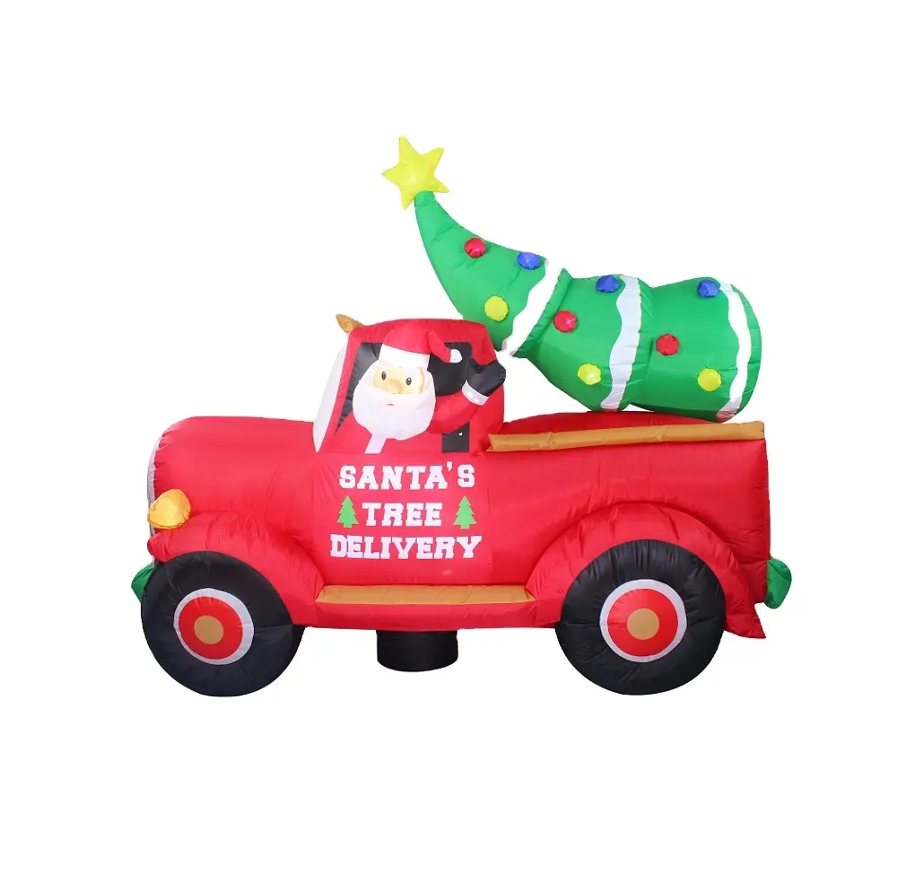 inflatable pickup truck christmas yard decoration car