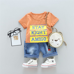 Manufacturer Children'S Clothing Raglan Sleeve T <b>Shirt</b> <b>Printer</b> Guangzhou and Plaid Blue Jeans Marble - Product Image 2