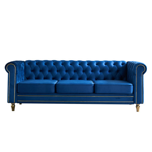 Bleu + Velours + Mousse + 3 places
