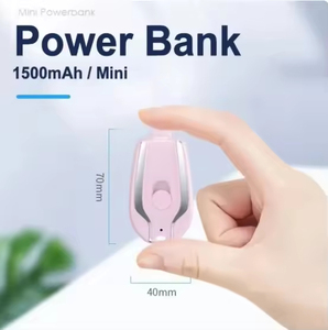 Batería Externa Portátil Mini de Alta Capacidad de 1500 mAh, Llavero con Banco de Energía a Prueba de Agua con Carga Tipo C para iPhone - Product Image 6