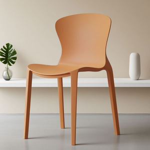 Contemporary PP Plastic <b>Chair</b> Lightweight <b>Stackable</b> Dining <b>Chair</b> for Commercial Use - Product Image 1