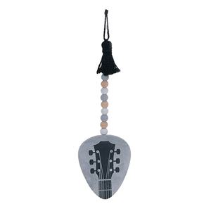 Guirnalda de cuentas de madera simple personalizada, decoración de borlas con etiquetas - Product Image 5