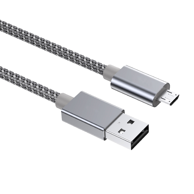 Nylon Braided Micro USB Type Cable for Samsung for Huawei for Xiaomi OnePlus 3A Fast Charging 1m 2m for Cameras Computers