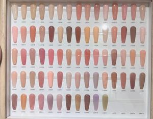 Gran oferta, Color básico cremoso sólido, Rosa natural, base de etiqueta privada personalizada, cubierta central, juego de <span class=keywords><strong>uñas</strong></span>, polvo acrílico de inmersión - Product Image 5