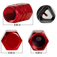 Tutup Katup Ban Motor Otomotif, Tutup Katup Aluminium Alloy, Tutup Inti Katup Modifikasi