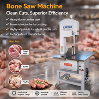 Machine commerciale de découpe d'os, équipement de sciage de viande congelée, machine de séparation d'os durs pour l'industrie alimentaire et le traitement des os