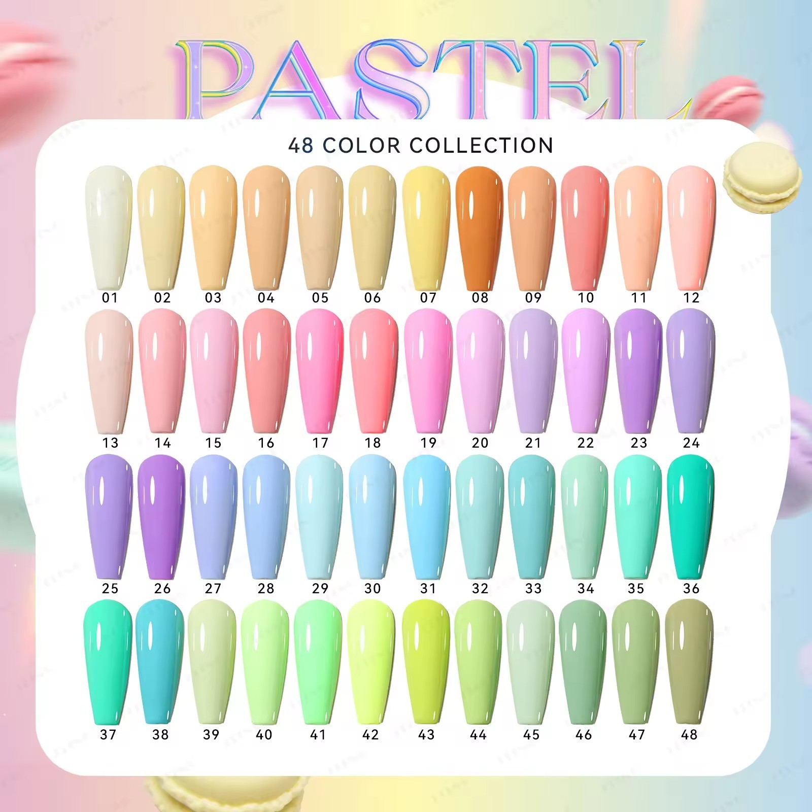 Macaron a 48 colori