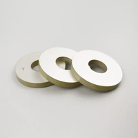 PZT-4 PZT-8 kustom cincin keramik piezoelektrik transduser PZT Washer