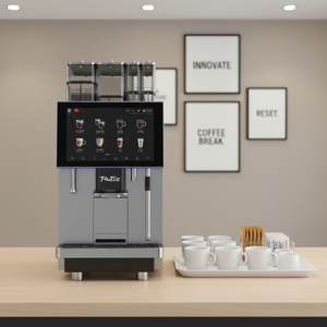 <span class=keywords><strong>Machine</strong></span> <span class=keywords><strong>à</strong></span> <span class=keywords><strong>café</strong></span> commerciale haut de gamme, du <span class=keywords><strong>grain</strong></span> <span class=keywords><strong>à</strong></span> la tasse, 350 tasses par jour, avec moulin <span class=keywords><strong>à</strong></span> <span class=keywords><strong>café</strong></span> en céramique et programme d'auto-nettoyage MDB - Product Image 1