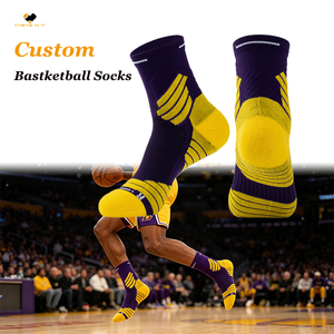 Vente directe usine Chaussettes de sport professionnelles inspirantes pour la course et la performance - Tricotées ODM - 1 paire - Carpe <span class=keywords><strong>Diem</strong></span> - Product Image 2