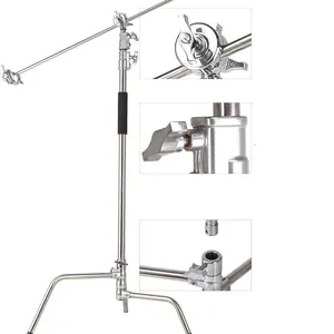 Ausleger arm Stativ ständer Mit 1/4 "Schraube 20kg Last Kompakte Unterstützung für Photo Studio C Stand ausrüstung