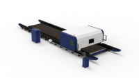 Mesin Pemotong Laser Fiber CNC Daya Tinggi CE untuk Pemotongan Logam 12000W 20KW 30KW 40KW Struktur Gantry dengan Pelindung