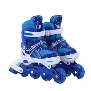 2024 adjustable quad roller skates for girls and boys wholesale inline skate wheel 70mm land skate shoes