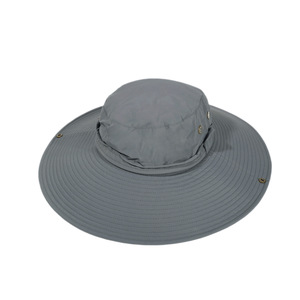Chapeau Bob d'été à large bord, respirant, séchage rapide, protection solaire, 100 % acrylique, couleur unie, réglable, idéal pour les activités de plein air - Product Image 5