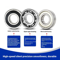 Roulement à billes à gorge profonde TMB 6412 2RS en acier chromé de haute qualité, précision P0, 60*150*35mm, haute vitesse, faible bruit pour moteur