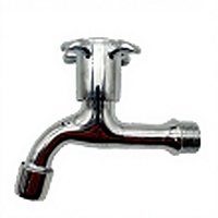 Robinet de lavabo mural moderne à poignée unique et col long, installation monotrou en céramique pour salle de bain, extérieur et salle de sport