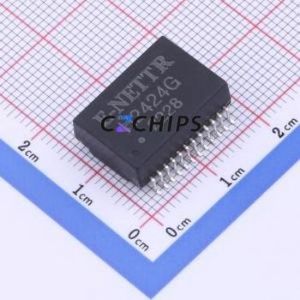 หม้อแปลงไฟฟ้า H2424G แบบ SMD (อัตราส่วนรอบ: 1:1) - Product Image 1