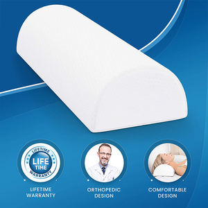 Oreiller de soutien pour les jambes - Oreiller de repos pour les jambes en mousse à mémoire de forme pure, <span class=keywords><strong>demi</strong></span>-<span class=keywords><strong>lune</strong></span>, <span class=keywords><strong>coussin</strong></span> de repose-pieds - Product Image 4