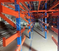 Système de rayonnage cantilever personnalisé d'occasion, rayonnage cantilever certifié CE, équipement lourd, prix du rayonnage d'entrepôt