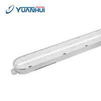 IP66 Lampu LED Tahan Air Tri-proof Vapor Ketat Linear Batten Lampu Cahaya Perlengkapan Pencahayaan Led Triproof