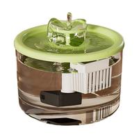 Distributeur d'eau automatique pour animaux de compagnie, 2L, écologique, durable, en plastique, silencieux, avec filtre, alimentation USB