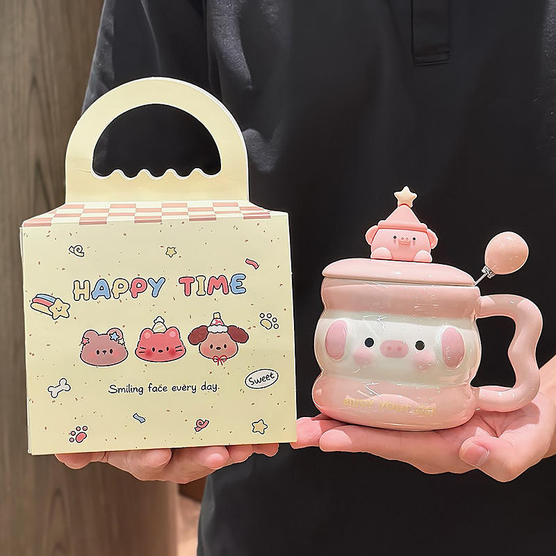 Coffret cadeau sac à main rose