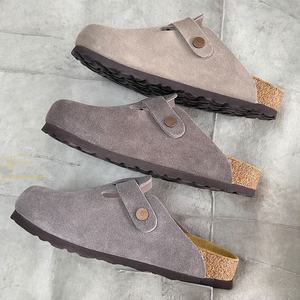 Sandalias <span class=keywords><strong>Birkenstock</strong></span> para Hombre y Mujer, Parte Superior de Cuero Genuino, Entresuela de Gamuza de Vaca, Suela de EVA, Mocasines Sin Cordones, Tres Tiras, Otoño Verano - Product Image 5