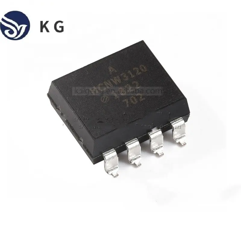 HCNW3120-500E SMD 2.5A IGBT เอาต์พุตปัจจุบัน IGBT เกตไดร์เวอร์โมดูเลเตอร์แยกแสง HCNW3120-500E