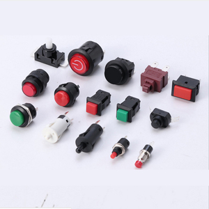 Interruptor táctil rojo de encendido/apagado, 2 pines, 8*8 12*12 mm, SMD, botón pulsador para linterna - Product Image 2