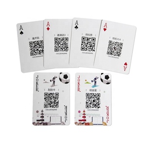 WJPC-impresión jugando a las cartas de Poker tarjeta invitaciones cubierta de tarjetas con logotipo - Product Image 1