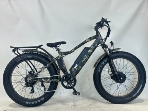 Vélo de Chasse Électrique OEM/ODM d'Usine en Gros, Double Moteur 2000W 60V20Ah, Pneus Larges, Vitesse Élevée 70-80km/h, Commande en Gros Puissante - Product Image 2