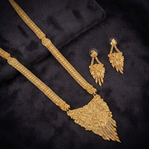 Joyería chapada en oro 14K 18K 24K de moda al por mayor, formando collares largos, joyería de diseño tradicional, joyería llena de oro de latón - Product Image 1