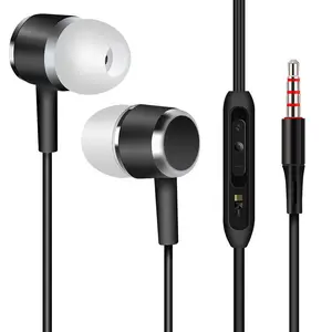 Factory Earphone OEM Wired In Noise Canceling Handsfree Ear Phones With Microphone Earphones