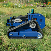 Tondeuse RC électrique 4 temps 500 mm, 130 kg, pour pentes jusqu'à 45°, 1 personne fait 3 tâches, démarrage à distance 24 V, EPA & EURO 5 pour les États-Unis et l'Europe