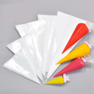 Custom Baking Tools Extra Thick PE Disposable Tipless Pastry Piping Icing Bags For Cake Decorating