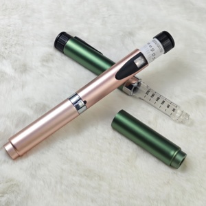 Stylo injecteur réutilisable V2 de haute qualité, 60 UI, corps métallique, couvercle métallique, design durable, bouchon en caoutchouc, cartouche de 3 ml - Product Image 3